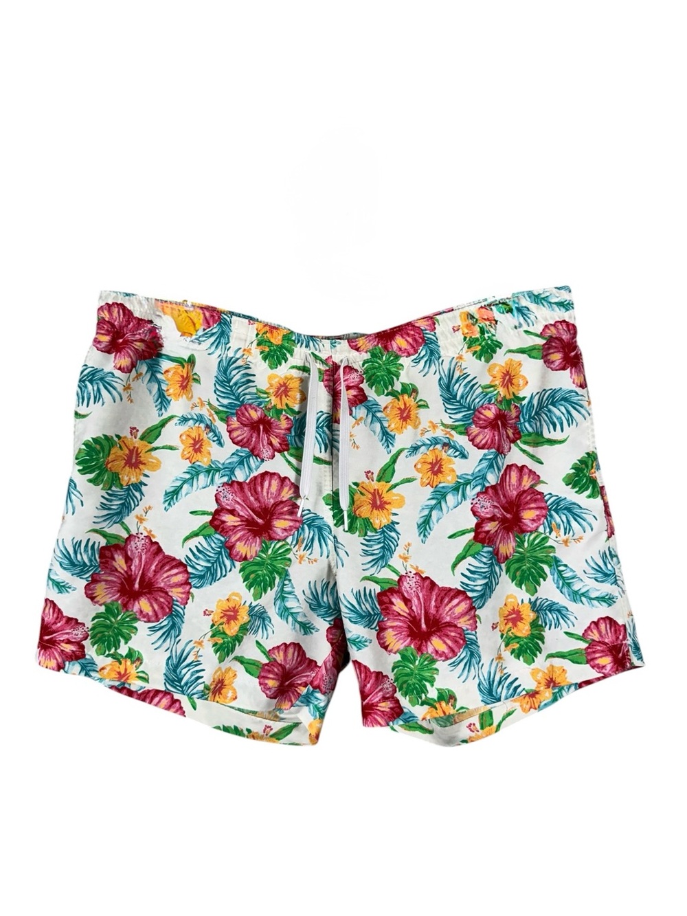 Chubbies Shorts Floral Leaves Swim Trunks Lined XL Beach Resort Vacation